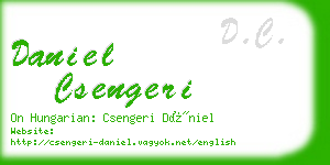 daniel csengeri business card